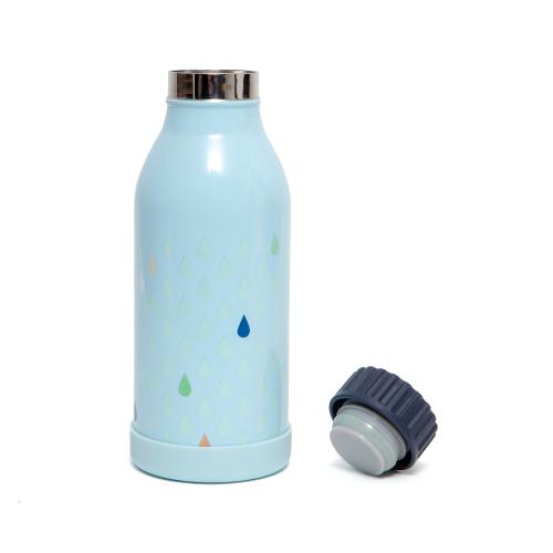 Trinkflasche Edelstahl Petit Monkey blau bei your little kingdom